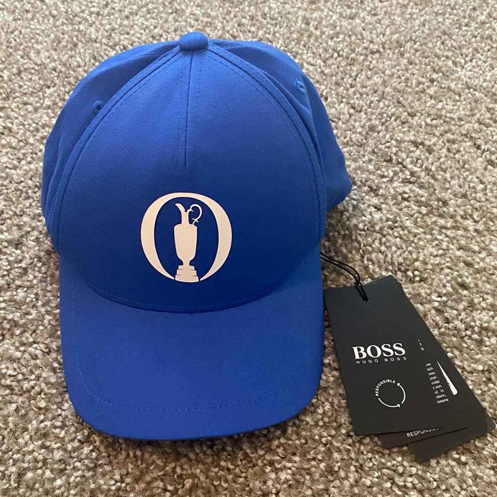 NWT Hugo Boss US Open Limited Edition Cobalt Blue Hat